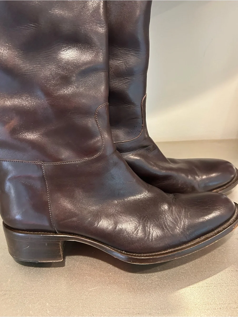 Sartore Brown Leather Sole Boots